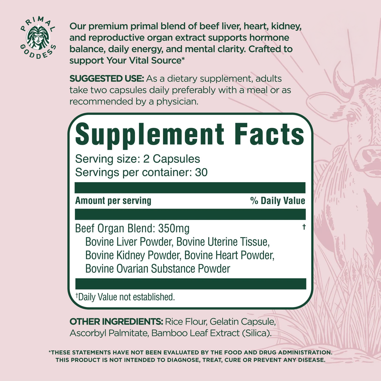 Primal Goddess Beef Organs